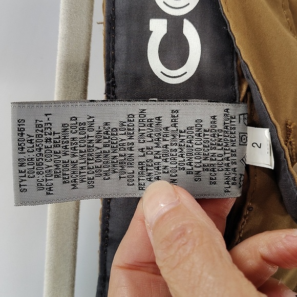 Iron Co Mens Brown Cargo Pocket Shorts Size 34 - Picture 6 of 7